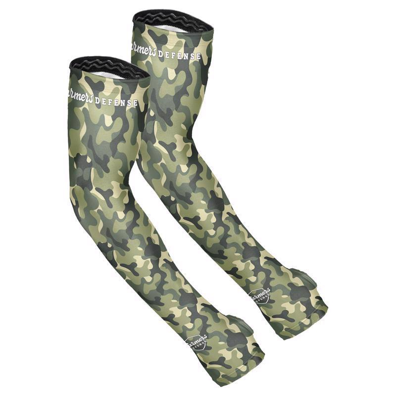 FARMERS DEFENSE - Farmers Defense L/XL Polyester/Spandex Brush Camo Green Protection Sleeves - Case of 3