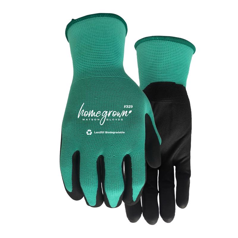 WATSON GLOVES - Watson Gloves Homegrown L Nylon Jade Green Gardening Gloves