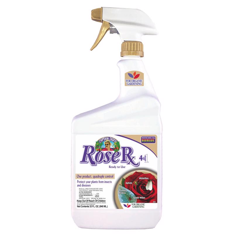 BONIDE - Bonide Captain Jacks Rose Rx Organic Disease and Insect Control Liquid 32 oz