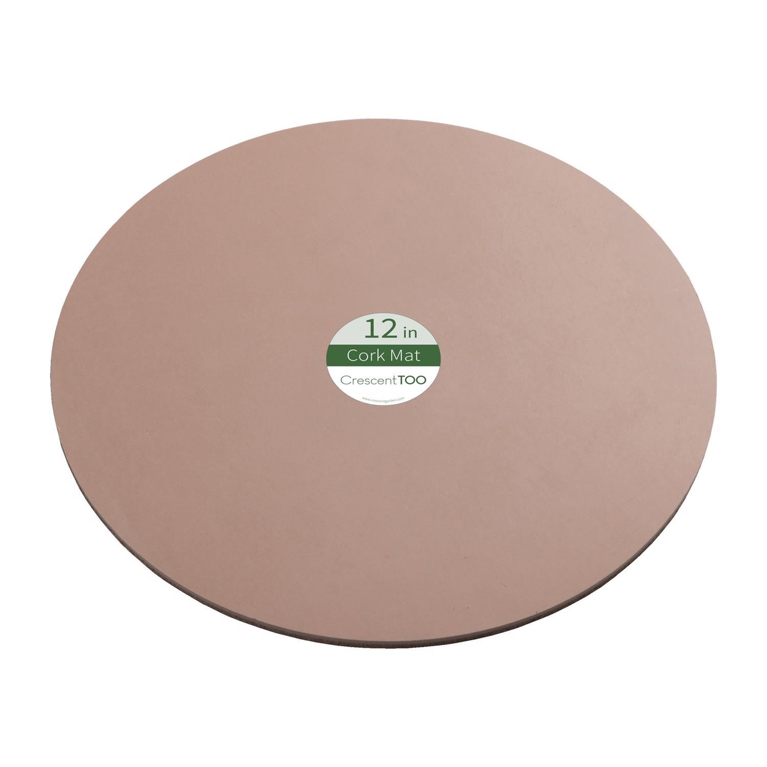 Crescent Garden 12 in. D Cork Planter Mat Natural - Case of 25
