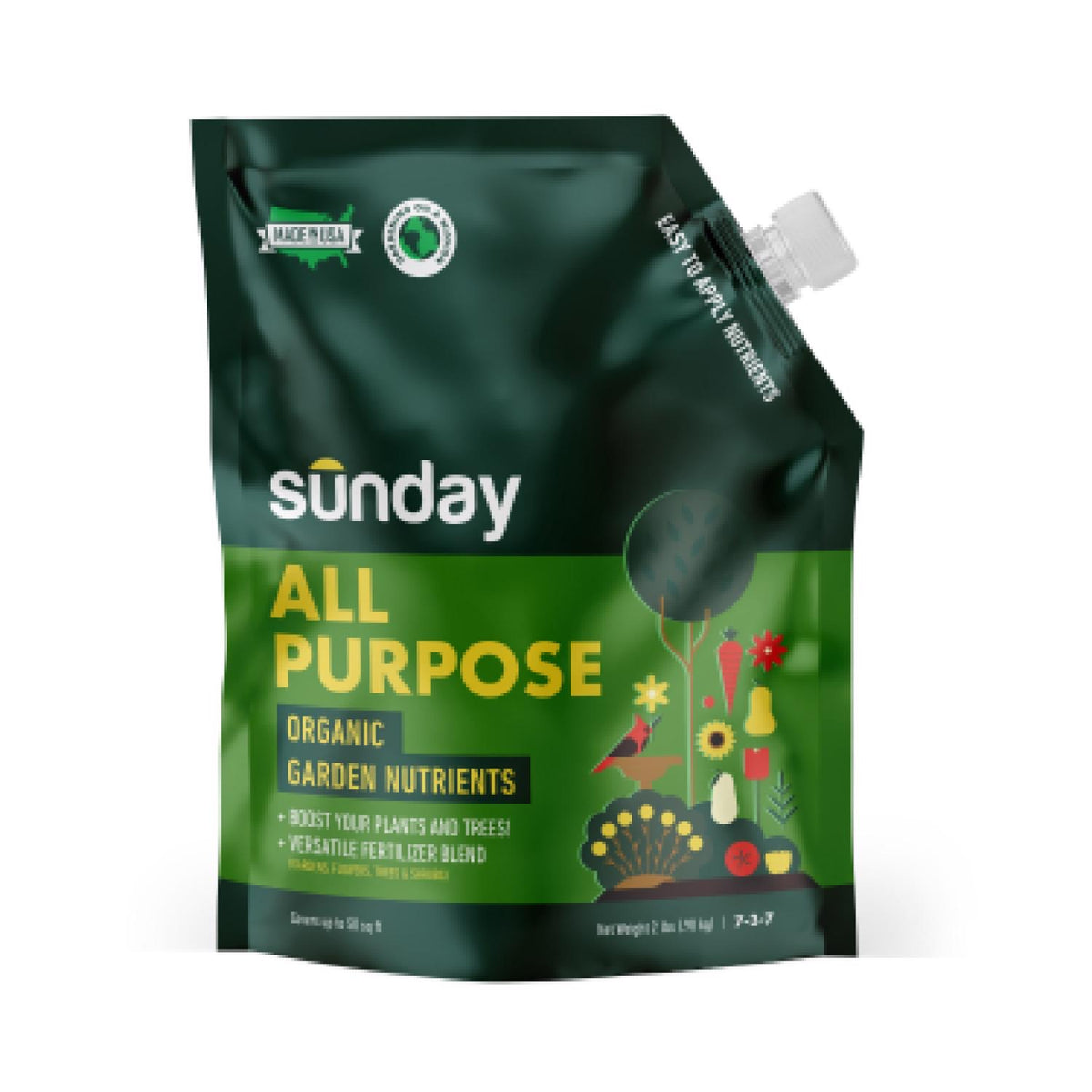 Sunday Organic Fertilizer 2 lb - Case of 6