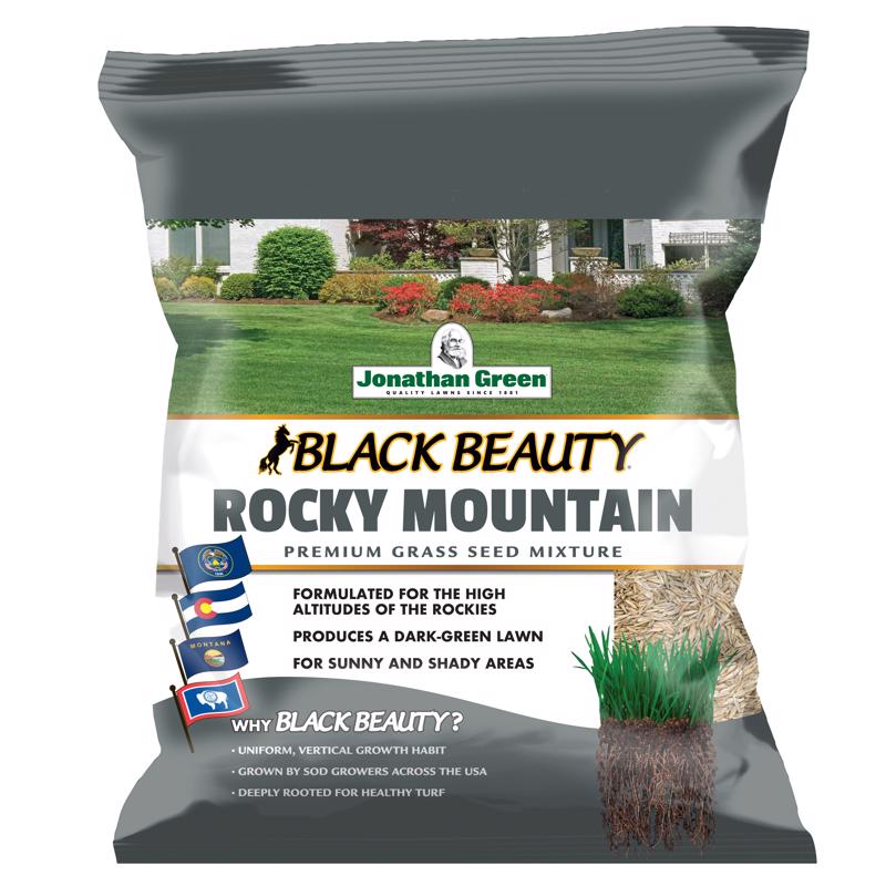 JONATHAN GREEN - Jonathan Green Black Beauty Rocky Mountain Mixed Sun or Shade Grass Seed 7 lb