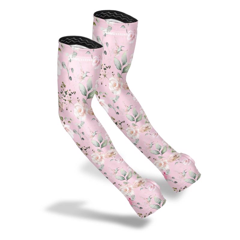 FARMERS DEFENSE - Farmers Defense L/XL Polyester/Spandex Carnations Multicolored Protection Sleeves