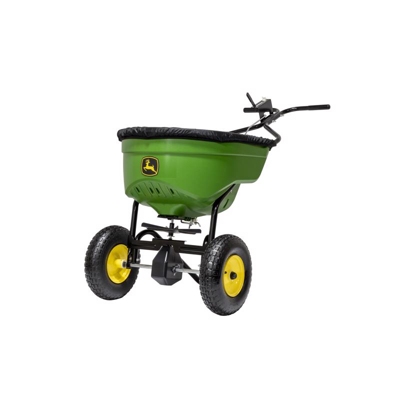 JOHN DEERE - John Deere 12 ft. W Broadcast Push Lawn Spreader For Fertilizer/Ice Melt/Seed 130 lb
