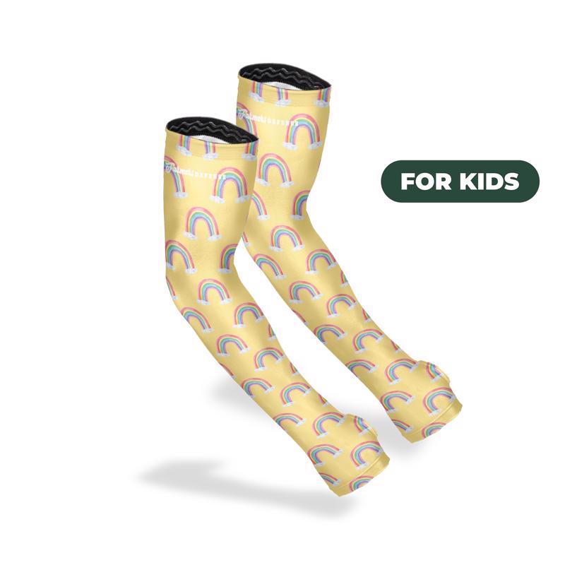 FARMERS DEFENSE - Farmers Defense S Polyester/Spandex Rainbow Yellow Protection Sleeves