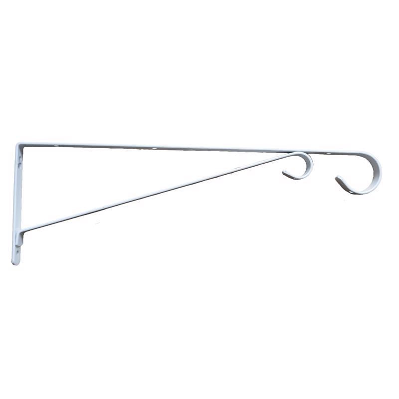 LIVING ACCENTS - Living Accents White Steel 15 in. H Straight w/ Loop Plant Hook 1 pk