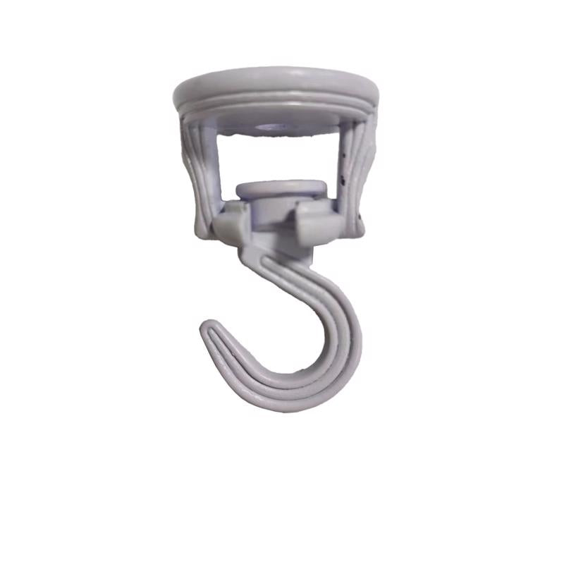 LIVING ACCENTS - Living Accents White Zinc 3.56 in. H Swivel Swag Hook 1 pk