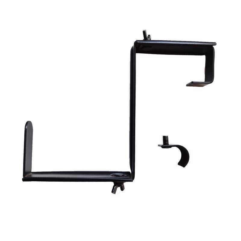 LIVING ACCENTS - Living Accents Black Steel Adjustable Plant Bracket 1 pk