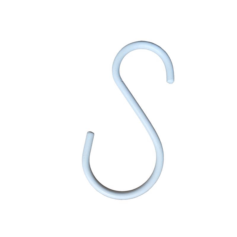 LIVING ACCENTS - Living Accents White Steel 3.5 in. H S Extender Hook 2 pk