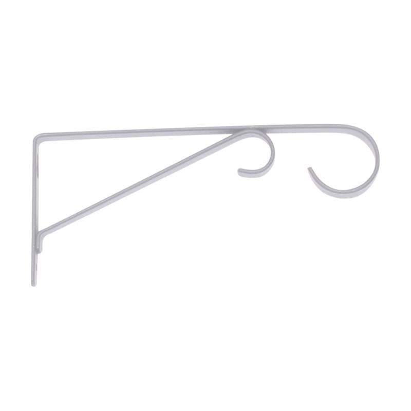 LIVING ACCENTS - Living Accents White Steel 9 in. H Straight with Loop Plant Hook 1 pk