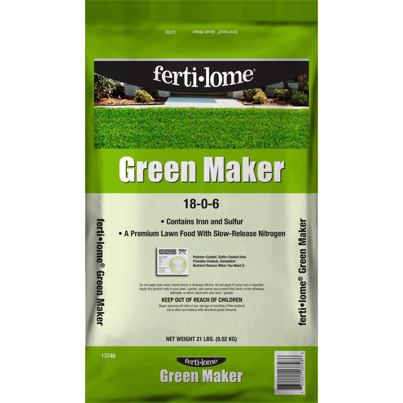 FERTI-LOME - Ferti-lome Slow-Release Nitrogen Lawn Fertilizer For Multiple Grass Types 5000 sq ft
