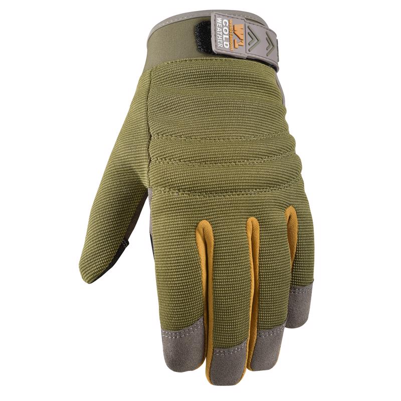 WELLS LAMONT - Wells Lamont Women's Outdoor Winter Work Gloves Olive S 1 pair
