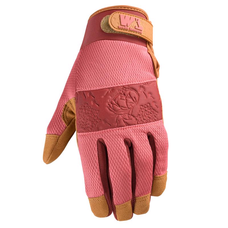 WELLS LAMONT - Wells Lamont Women's Outdoor Work Gloves Pink L 1 pair
