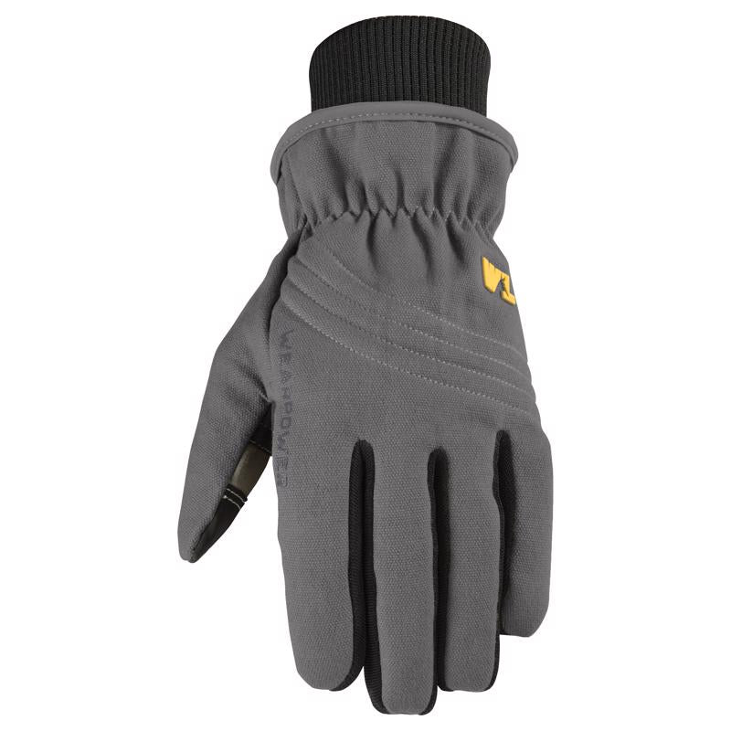 WELLS LAMONT - Wells Lamont Men's Outdoor Winter Work Gloves Gray XL 1 pair