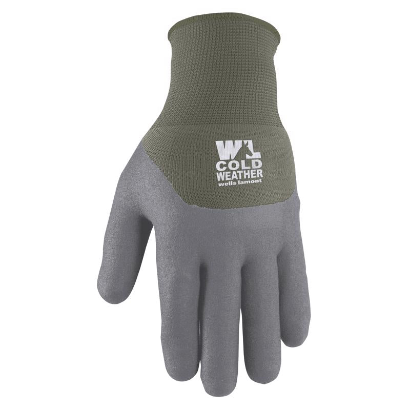 WELLS LAMONT - Wells Lamont Women's Outdoor Cold Weather Winter Work Gloves Black/Gray S 1 pair