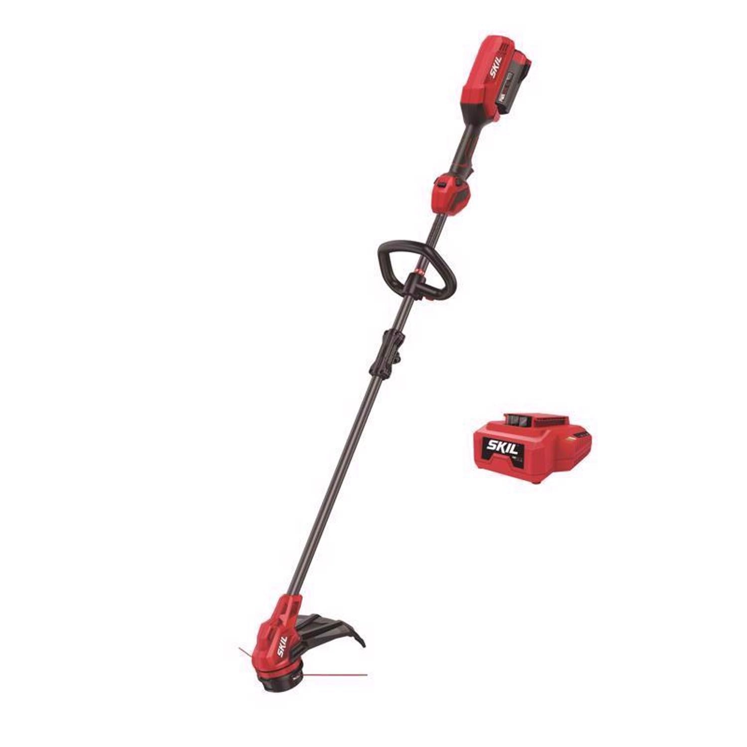 SKIL PWR CORE 40 LT1400C-11 14 in. 40 V Battery String Trimmer Kit (Battery & Charger)