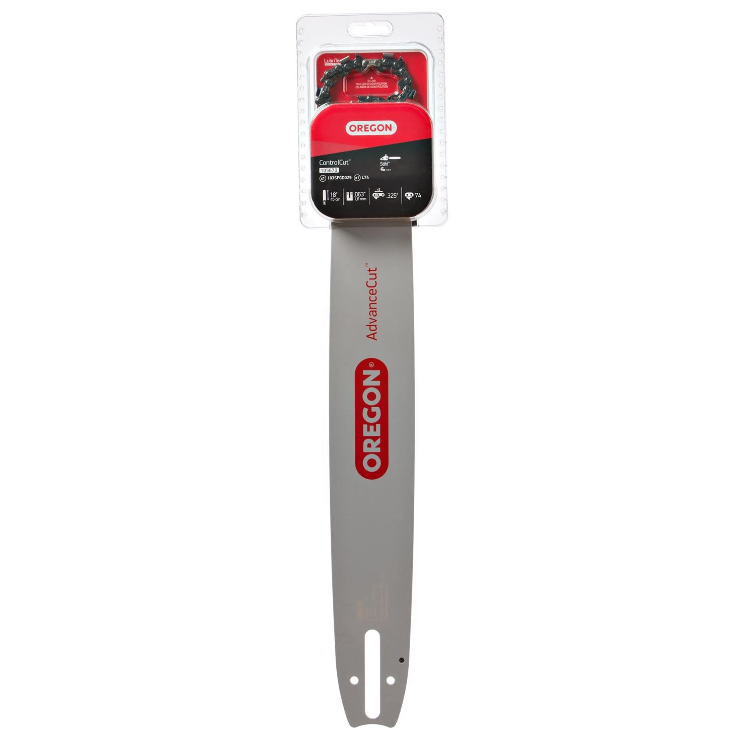 Oregon ControlCut 18 in. Bar and Chain Combo 74 links