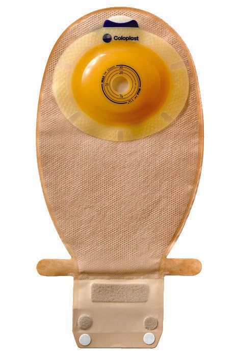 Coloplast - Ostomy Pouch SenSura® EasiClose™ One-Piece System 11-1/2 Inch Length, Maxi Flat, Pre-Cut 1 Inch Stoma Drainable [20/BX]