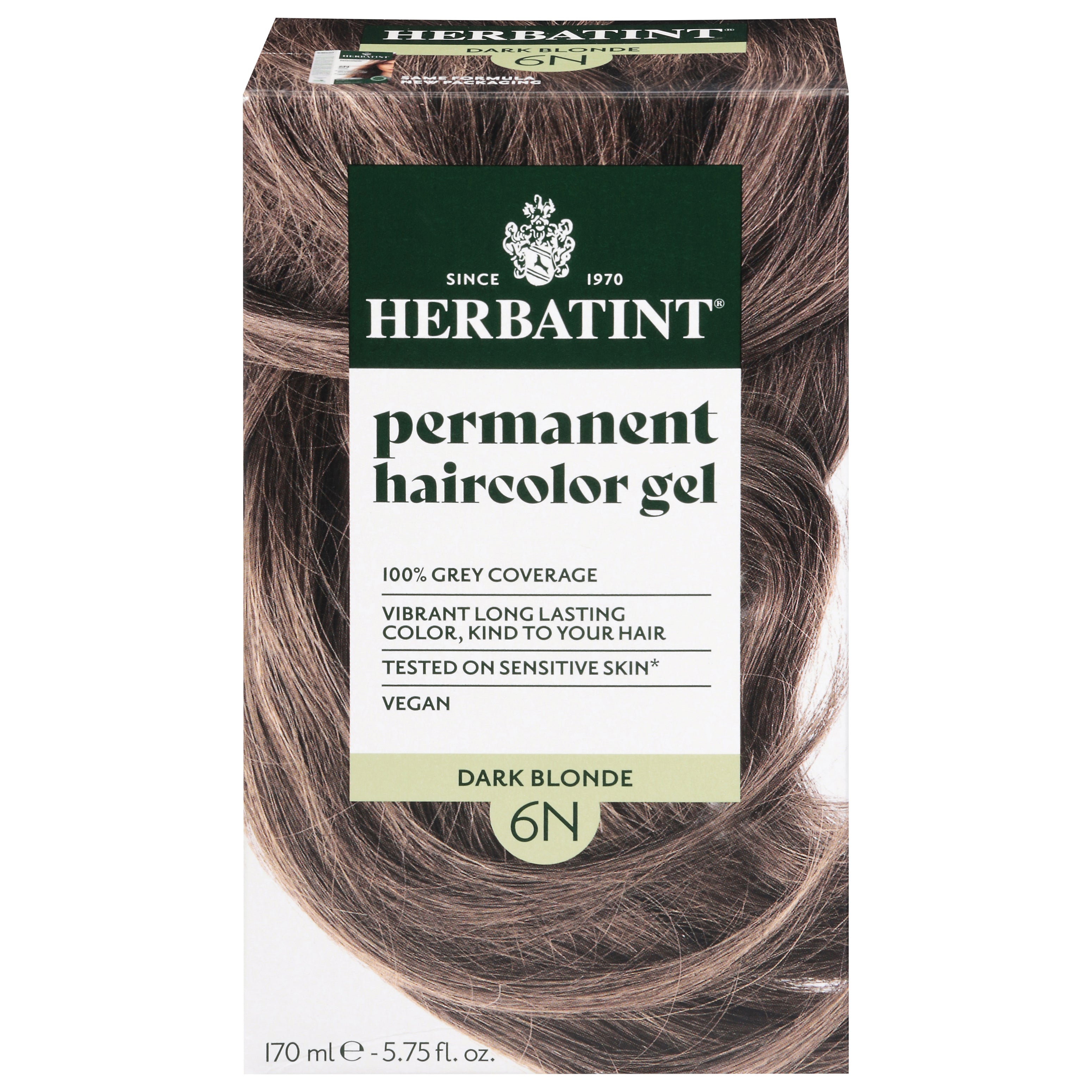 Herbatint Dark Blonde 6N Permanent Haircolor Gel 5.75 fl oz - Case of 3