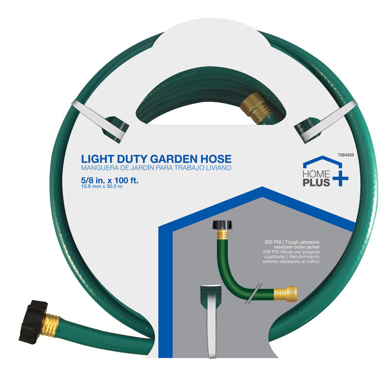 HOME PLUS - Home Plus 5/8 in. D X 100 ft. L Light Duty Garden Hose