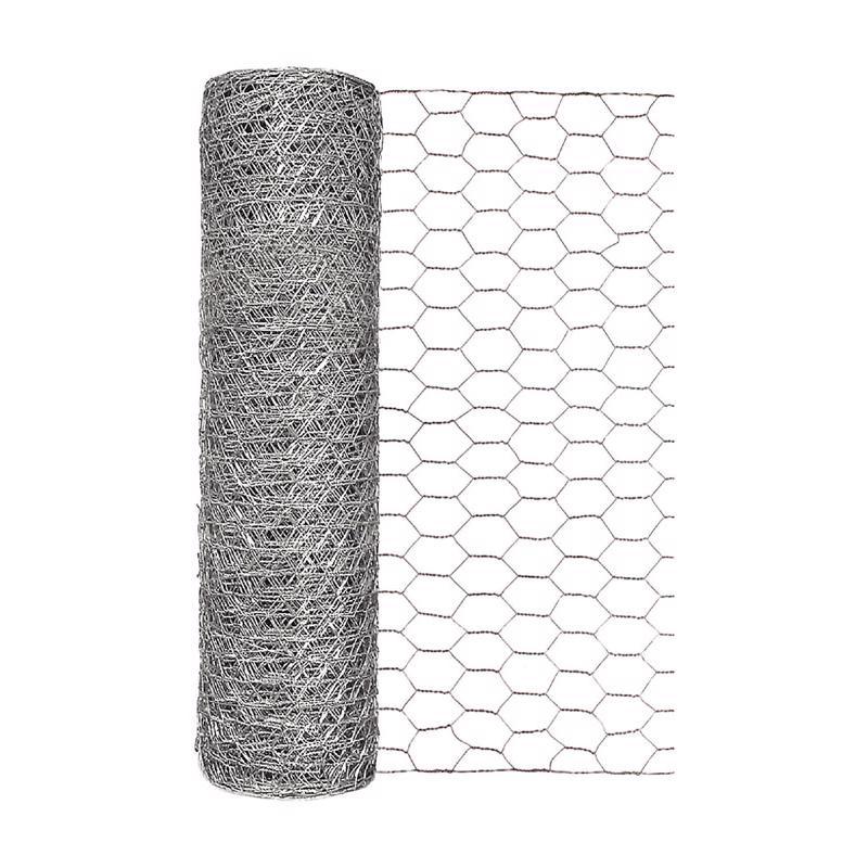 GARDEN ZONE - Garden Craft 18 in. H X 50 ft. L Galvanized Steel Poultry Netting 1 in.