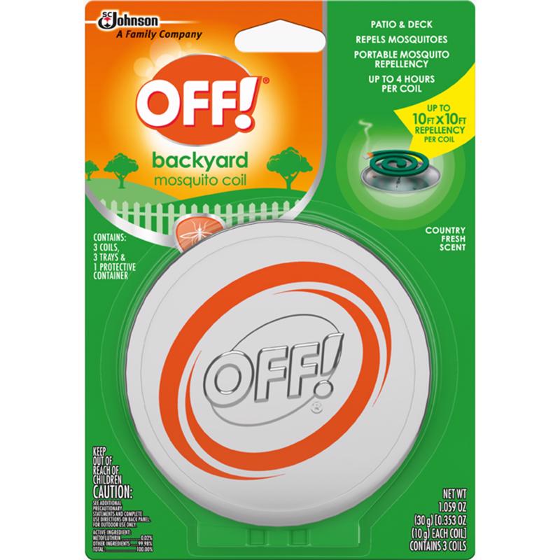 OFF! - OFF! Insect Repellent Coil For Mosquitoes 1.06 oz - Case of 6