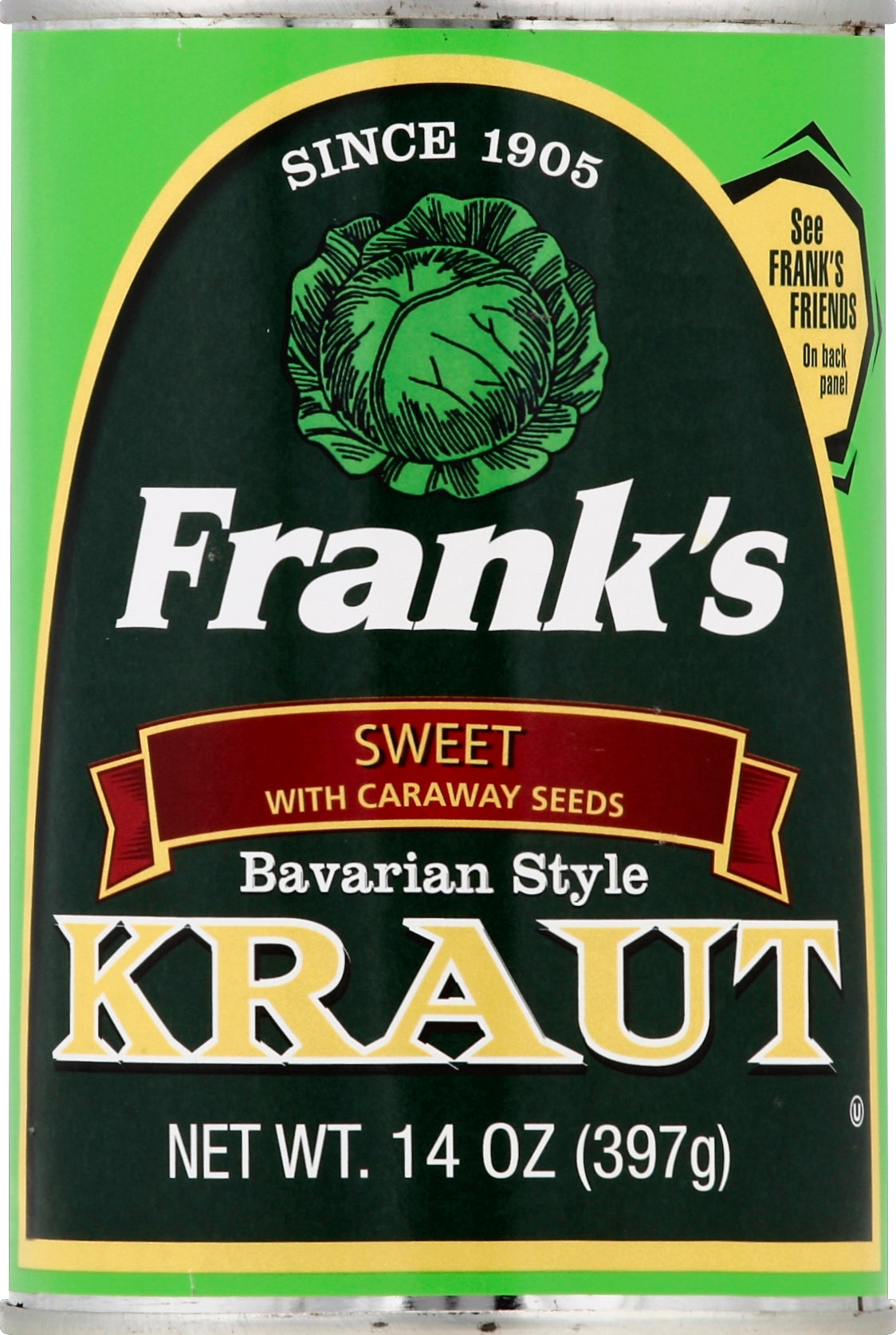 Frank's Kraut 14 oz - Case of 24