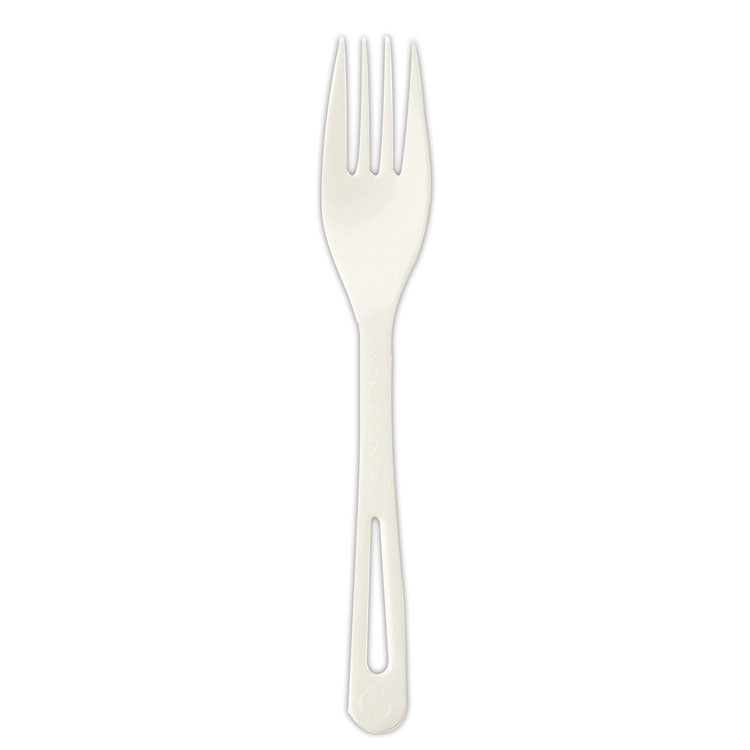 World Centric - TPLA Compostable Cutlery, Fork, 6.3", White, 1,000/Carton