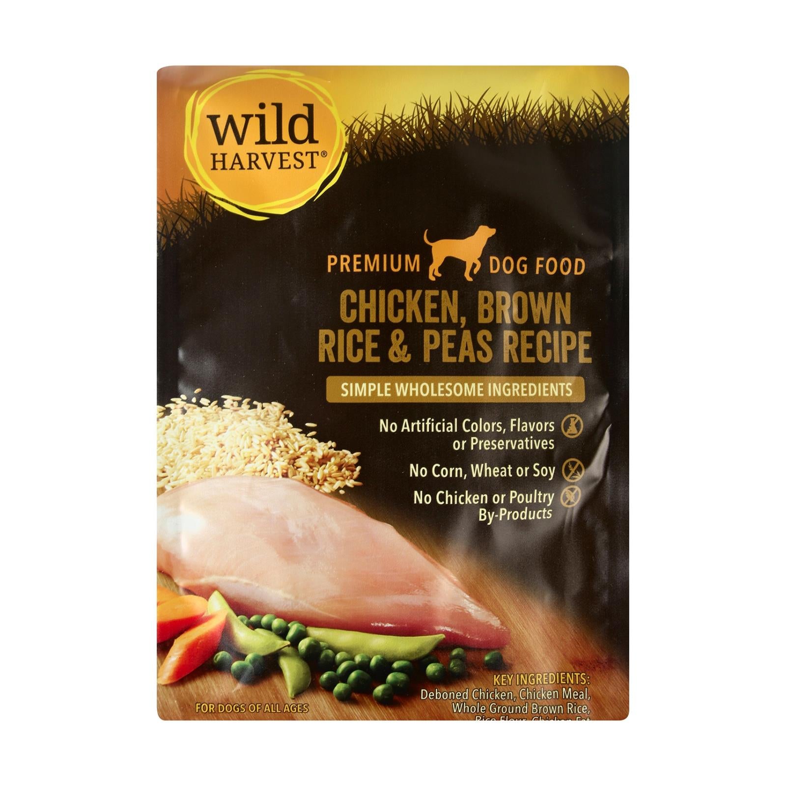 Wild Harvest - Dog Fd Chicken Brown Rice&p - Case of 4-4 LB