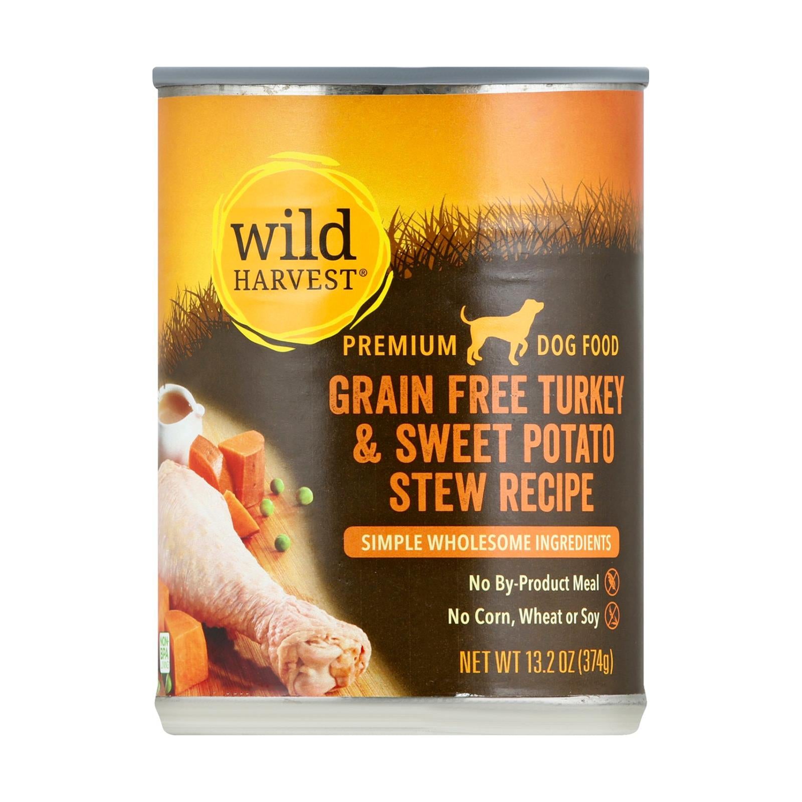 Wild Harvest - Dog Fd Trky&swt Pot Stew - Case of 12-13.2 OZ