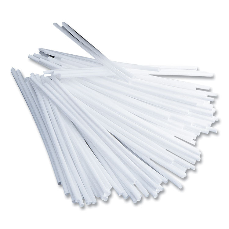 Office Snax - Plastic Stir Sticks, 5", White, 1,000/Box