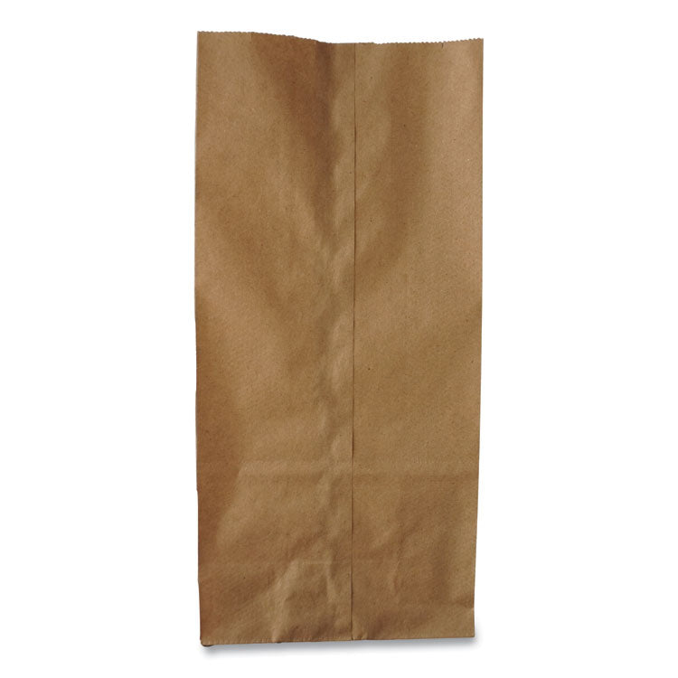 General - Grocery Paper Bags, 35 lb Capacity, #6, 6" x 3.63" x 11.06", Kraft, 500 Bags