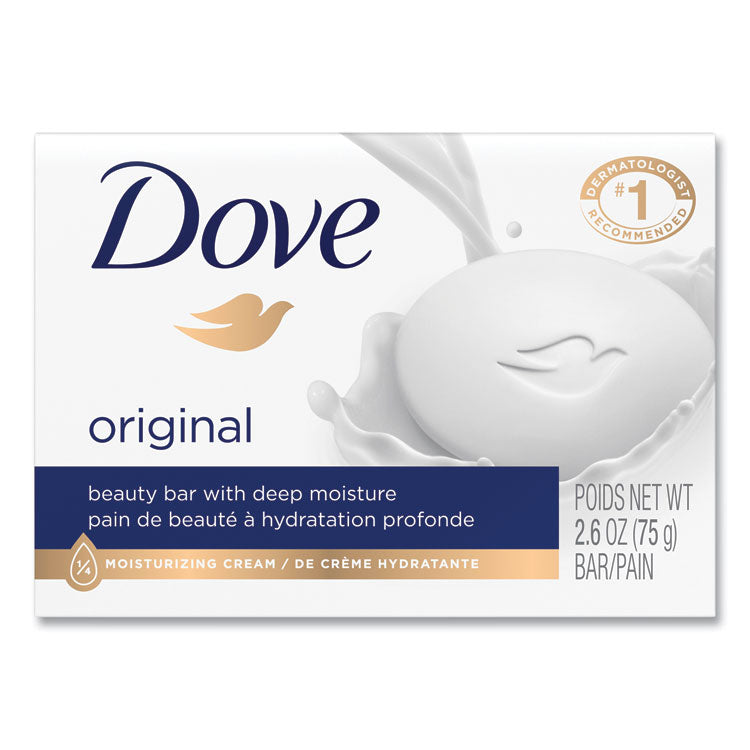 Dove - White Beauty Bar, Light Scent, 2.6 oz, 36/Carton