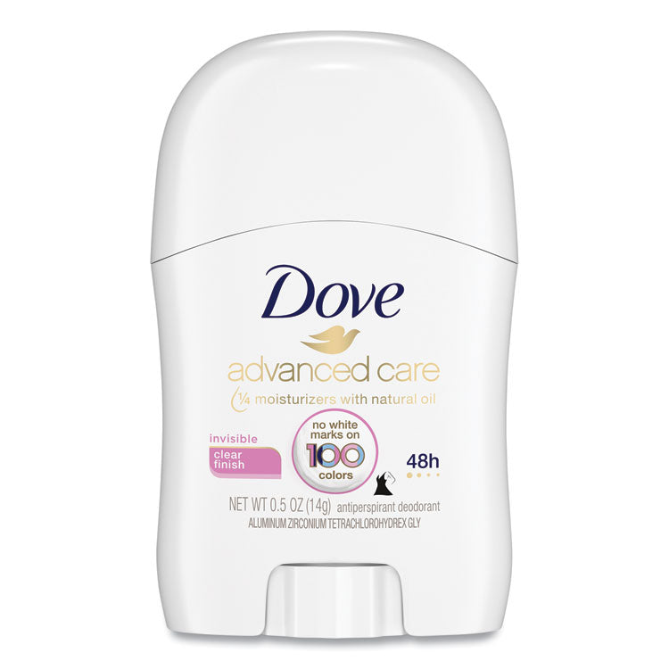 Dove - Invisible Solid Antiperspirant Deodorant, Floral Scent, 0.5 oz, 36/Carton
