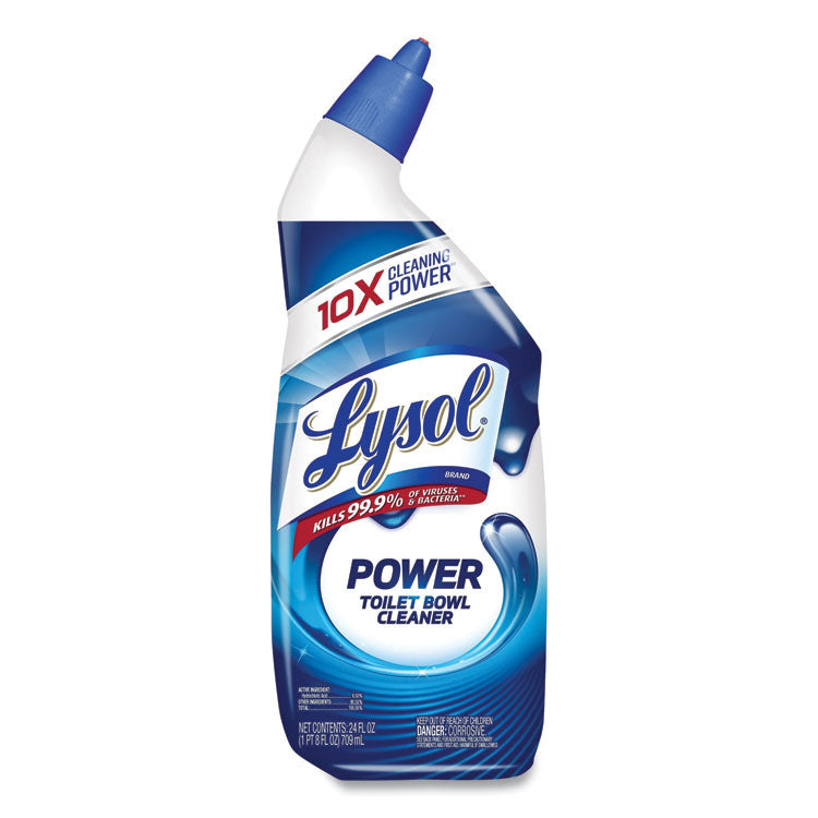 LYSOL Brand - Disinfectant Toilet Bowl Cleaner, Wintergreen, 24 oz Bottle, 9/Carton