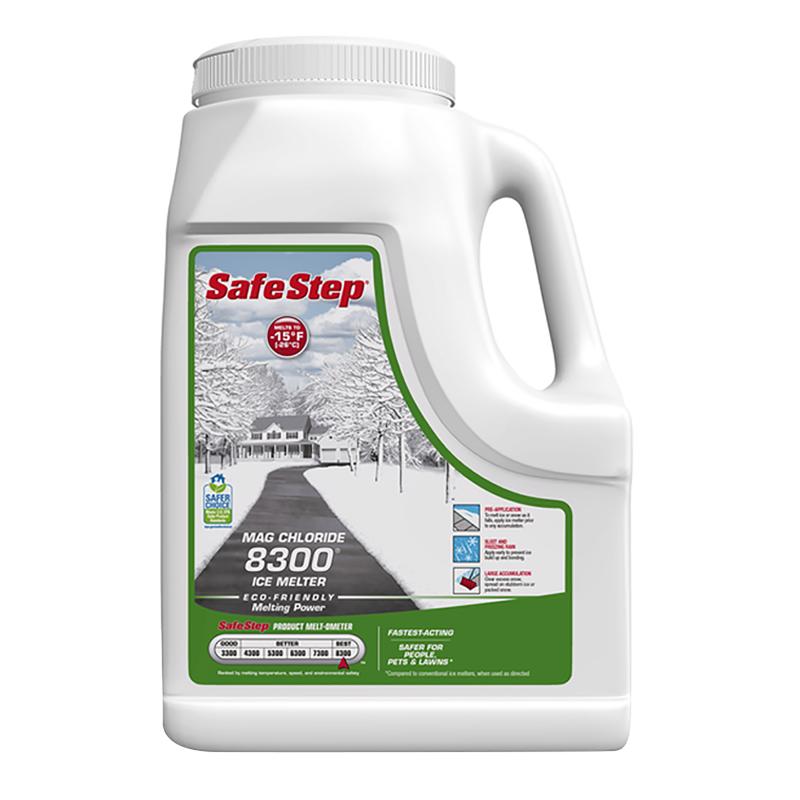 SAFE STEP - Safe Step 8300 Magnesium Chloride Pet Friendly Crystal Ice Melt 8 lb - Case of 4