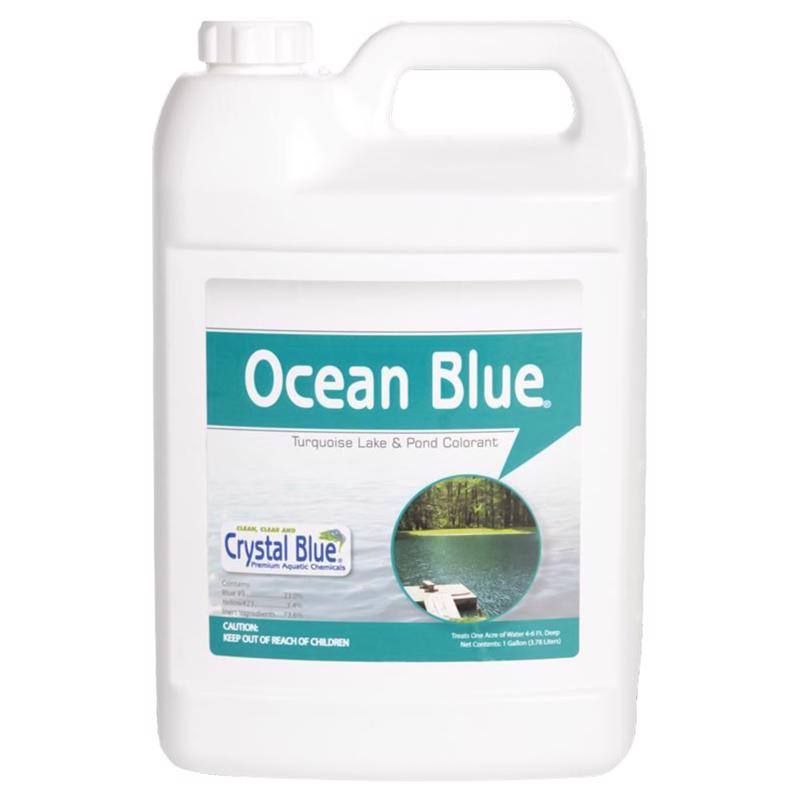 CRYSTAL BLUE - Crystal Blue Ocean Blue Lake and Pond Colorant 1 gal