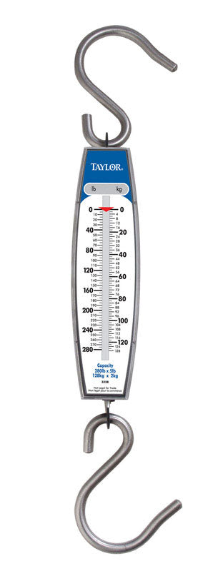 TAYLOR - Taylor White Analog Hanging Scale 280 lb