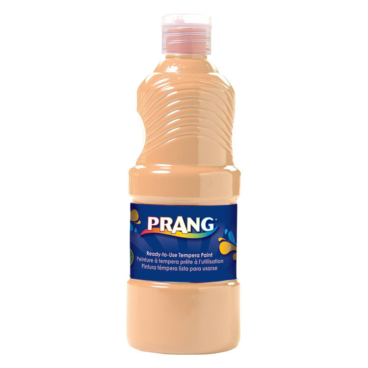 Prang - Ready-to-Use Tempera Paint, Peach, 16 oz Dispenser-Cap Bottle