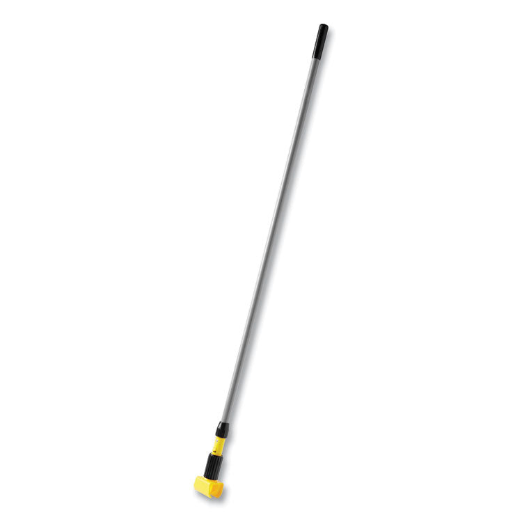 Rubbermaid Commercial - Fiberglass Gripper Mop Handle, 1" dia x 60", Gray/Yellow