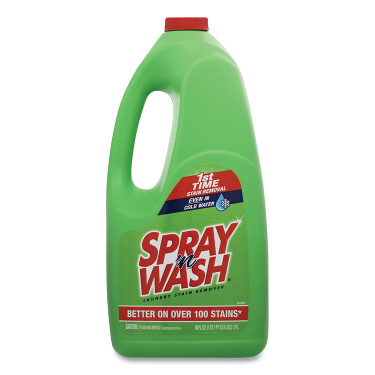 SPRAY ‘n WASH - Pre-Treat Refill, Liquid, 60 oz Bottle, 6 per Carton