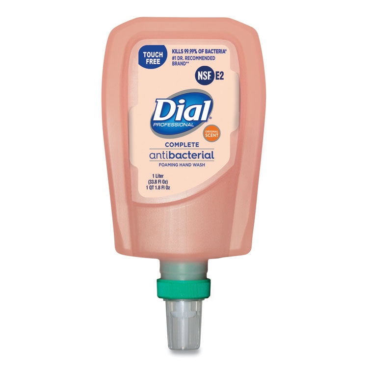 Dial Professional - Antibacterial Foaming Hand Wash Refill for FIT Touch Free Dispenser, Original, 1 L