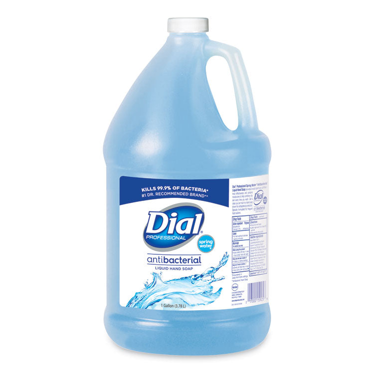 Dial Professional - Antibacterial Liquid Hand Soap, Spring Water, 1 gal