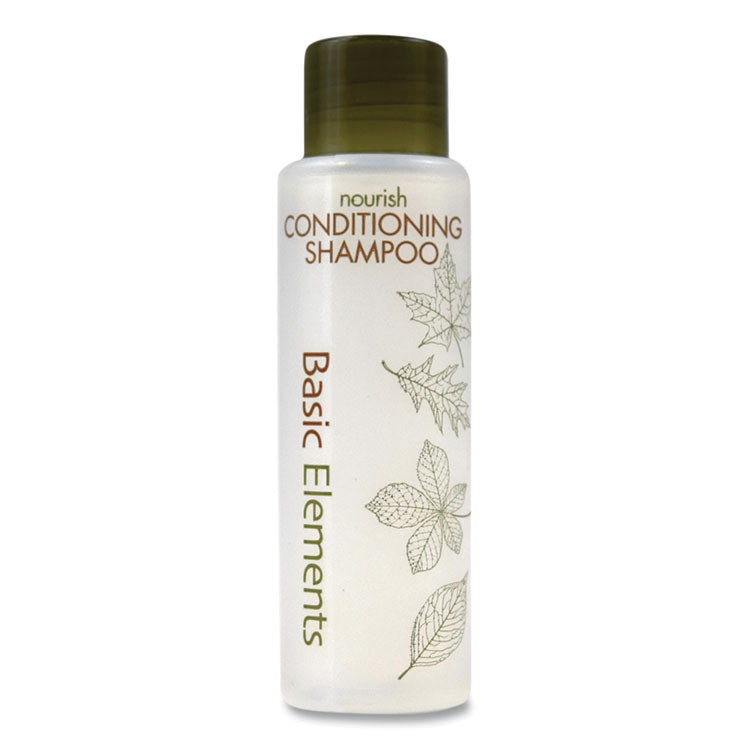Basic Elements - Conditioning Shampoo, Clean Scent, 1 oz, 200/Carton
