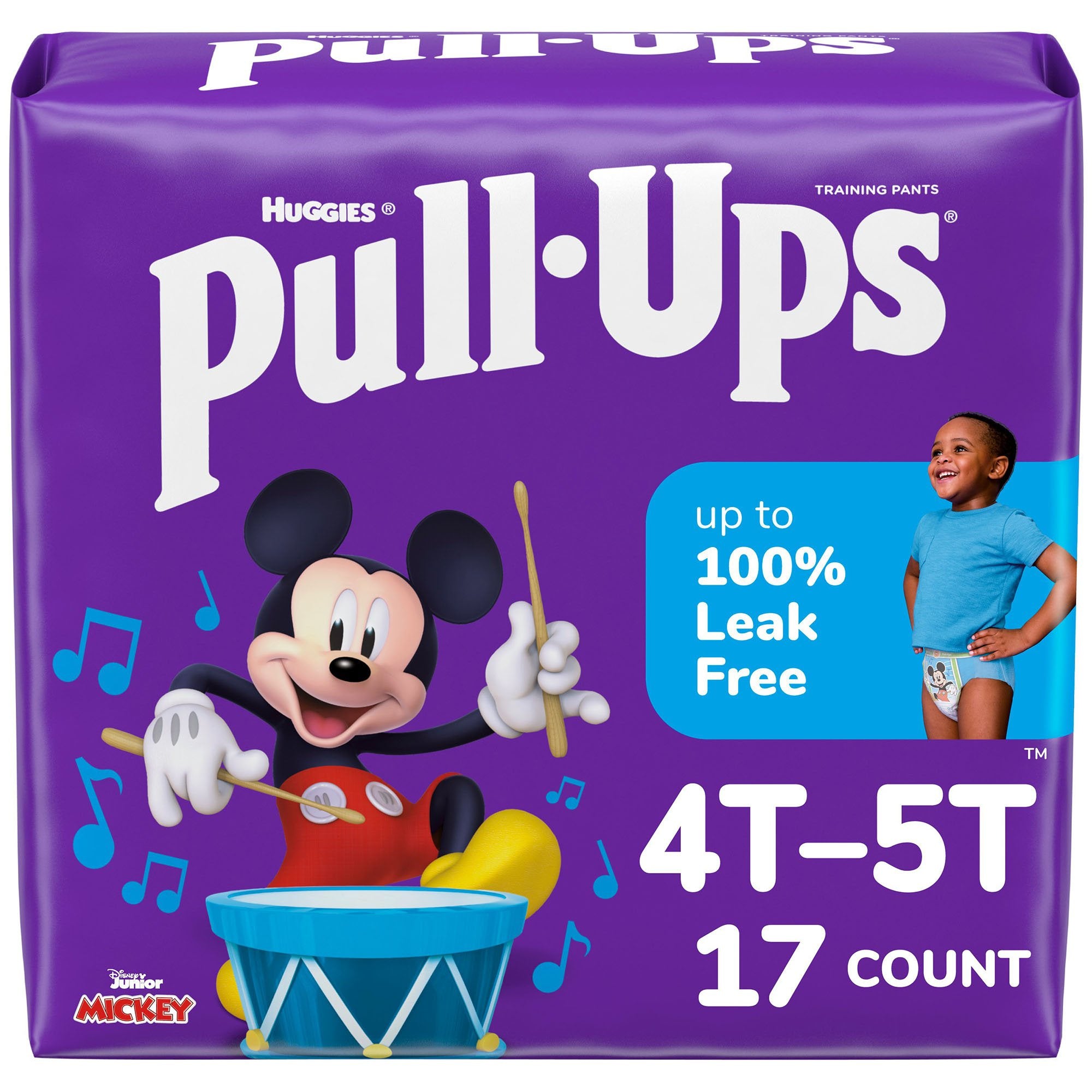 Kimberly Clark - Male Toddler Training Pants Pull-Ups® Size 4T to 5T Disposable Moderate Absorbency [17/PK]