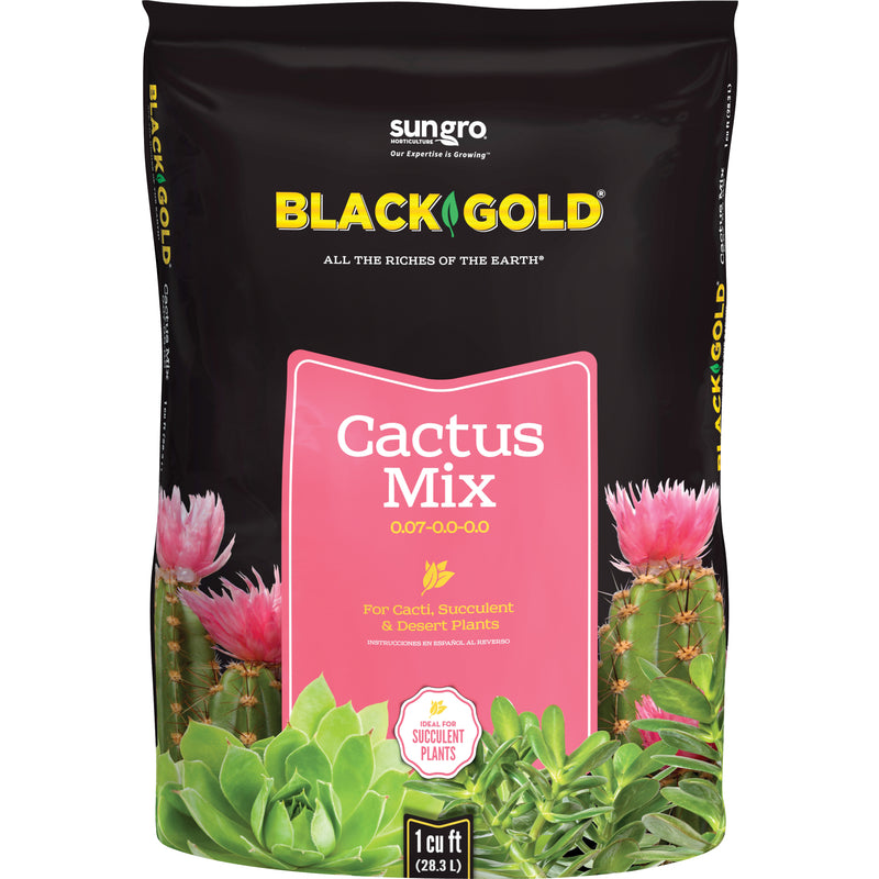 BLACK GOLD - Black Gold Organic Cacti and Succulent Potting Mix 1 cu ft