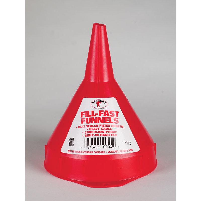 LITTLE GIANT - Little Giant Orange 6 in. H Plastic 16 oz Funnel - Case of 6