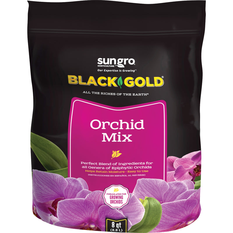 BLACK GOLD - Black Gold Organic Orchid Potting Mix 8 qt