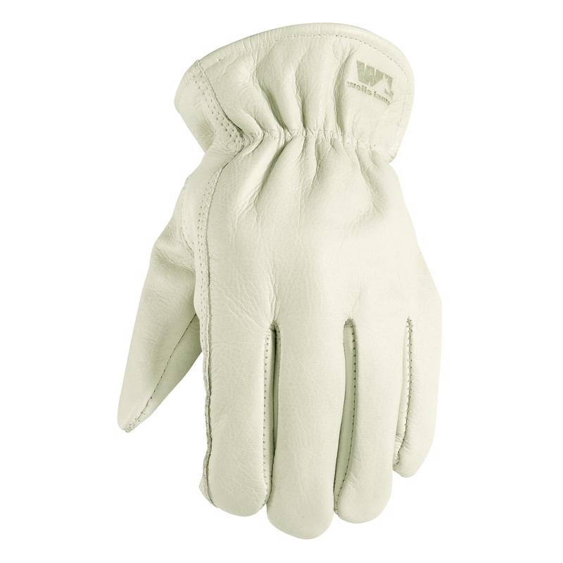WELLS LAMONT - Wells Lamont Men's Driver Work Gloves Ivory XL 1 pair