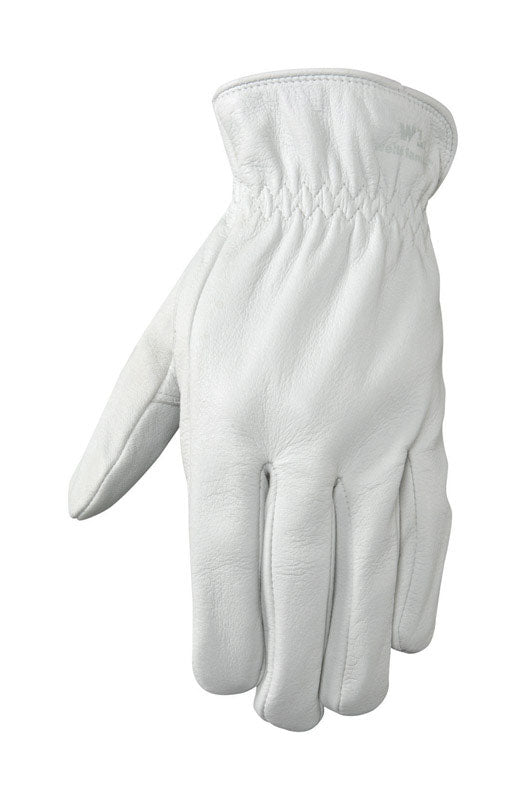WELLS LAMONT - Wells Lamont XL Goatskin Leather Driver Pearl Gray Gloves
